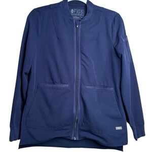 Figs Women's Utility Jacket in Navy